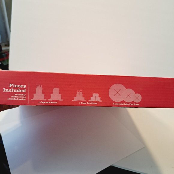 GOOD COOK Sweet Creations PINK Expandable 7 Pc. Cake Pop/ Cupcake Stand SEALED! - Picture 6 of 10